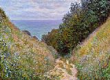 Claude Monet The Path at La Cavee Pourville painting